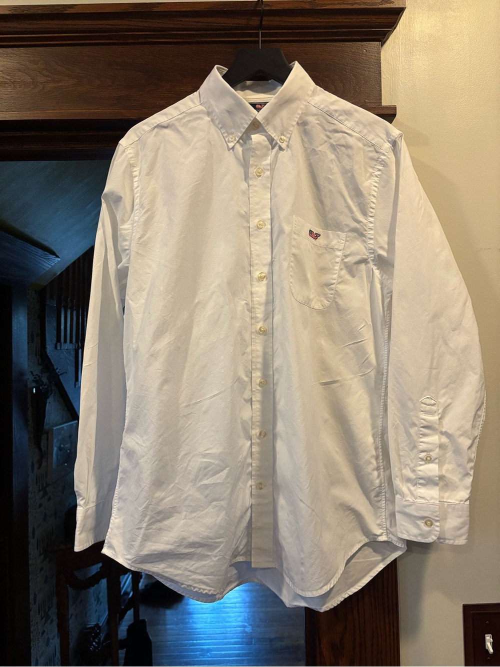 Slim Fit White Button-Down Men's Tucker Shirt - Vineyard Vines